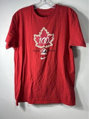 Nike Team Canada Vintage 100 Years Of Hockey Dri-Fit Men's T Shirt Size L